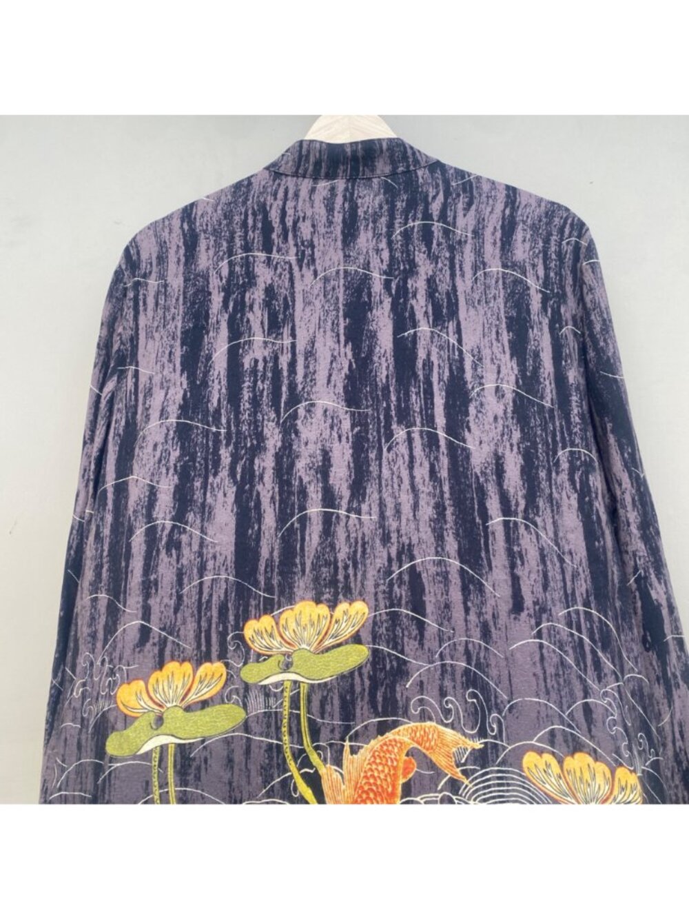 Citron Santa Monica Tunic Top Long Sleeve Koi Fish - Picture 10 of 13